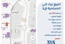 للبيع بيت في الصباحية ق3