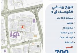 للبيع بيت في الفيحاء ق 3