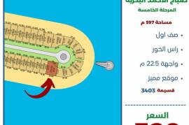 للبيع ارض في صباح الاحمد البحرية 